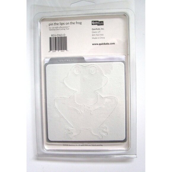 QuicKutz "Pin the Lips on the  Frog"- 2 Die Cuts "REV 0163D Revolution Die" 2008 - Picture 4 of 7